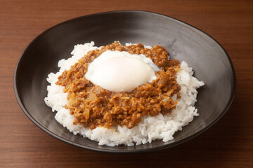 大豆ミートのキーマカレー