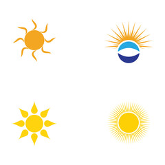 Sun Vector illustration Icon Logo Template design