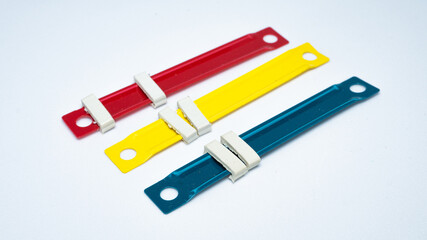 Paper Fastener Clip File on white background