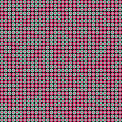 Abstract Geometric Pattern generative computational art illustration