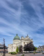 Naklejka premium Build between 1867 en 1880 Basiliek van de H.H. Agatha en Barbara in Oudenbosch, Noord-Brabant Province, The Netherlands