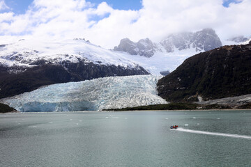 Pia Glacier in Patagonia. Chile. South America
