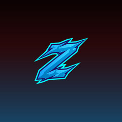 Initial Z Gaming Esport Logo Design Template Inspiration,