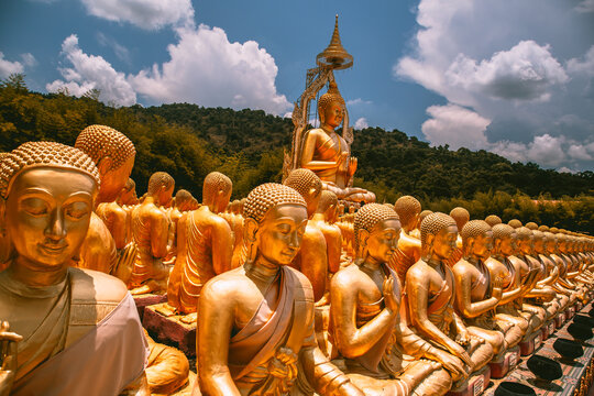 Phuttha Utthayan Makha Bucha Anusorn, Buddhism Memorial Park in Nakhon Nayok, Thailand