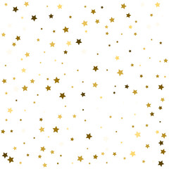 Gold stars. Golden stars pattern.