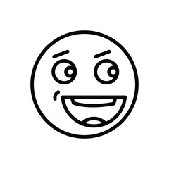 Obraz premium Black line icon for mem