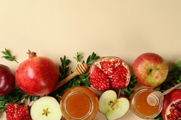 Concept of Jewish New Year Rosh Hashanah