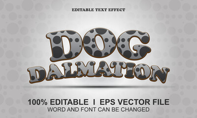 polka dots text effect  with color black and white 