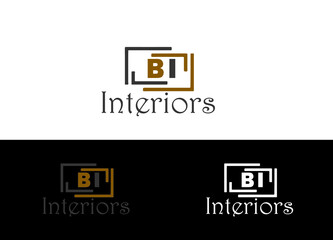 Interiors Logo or Icon Design Vector Image Template.jpg