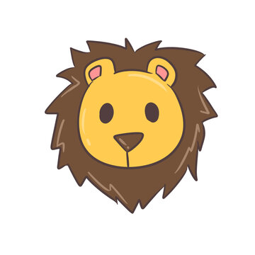 An image of a lion representing L in English