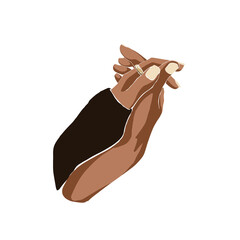 A couple holding jands. Man and woman on a date. Set of Abstract feminine vector illustrations. Summer girly trendy simple icons. Good for instagram post, business advertisement, flyer design.