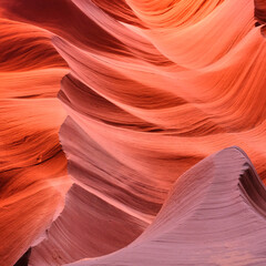 antelope canyon wall textures and shapes, Page, Arizona