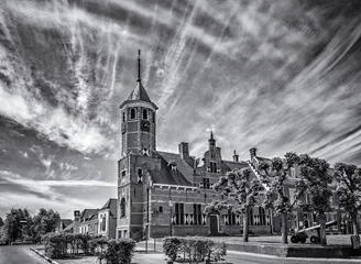 Foto auf Leinwand Former town hall in Willemstad, Noord-Brabant Province, the Netherlands, built in 1587. © Holland-PhotostockNL