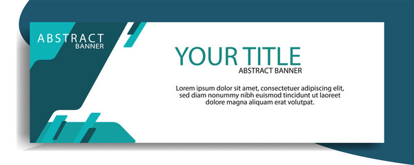 Elegant blue banners of standard sizes for sale. Design template vector