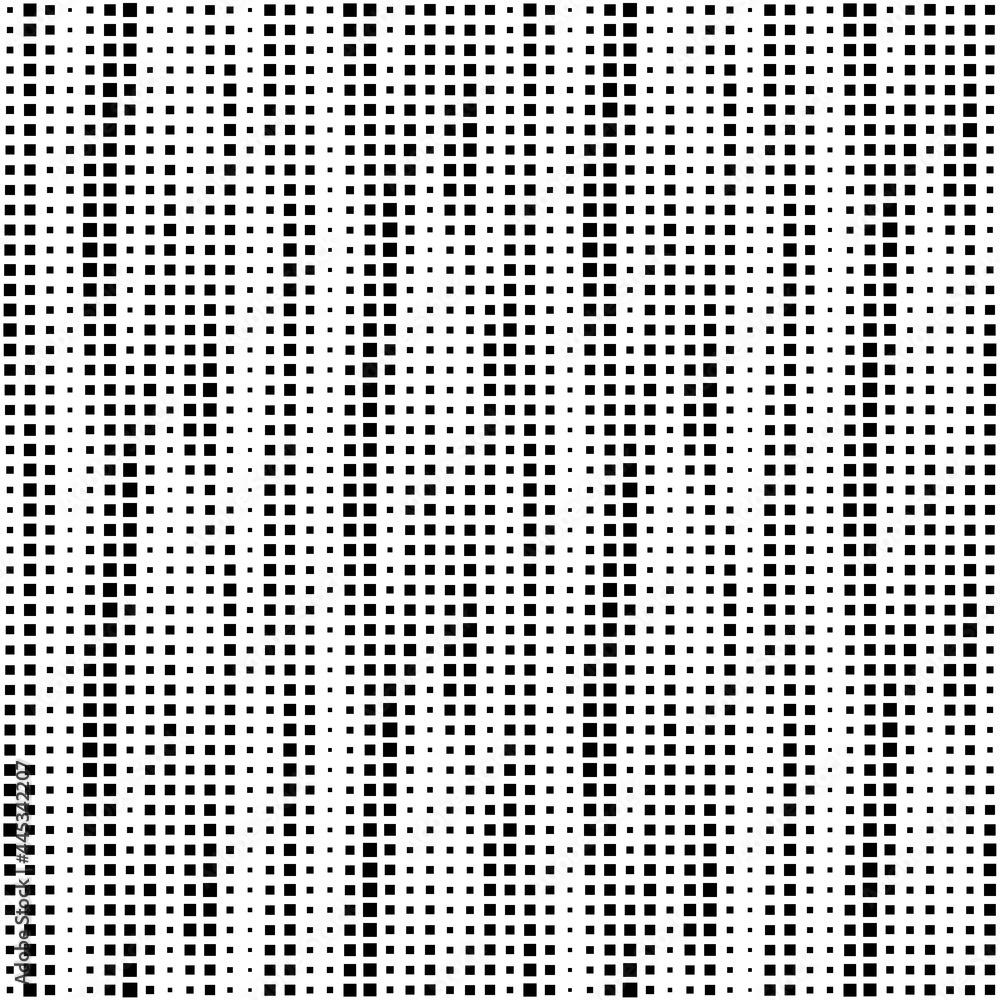 Poster abstract seamless pattern. square halftone patern. geometric texture. digital background. faded desi