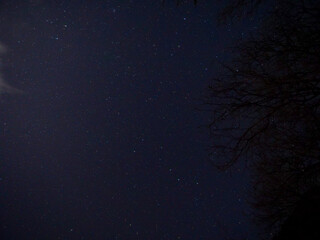 night sky with stars