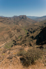 View of Gran Canaria from the Mirador de Arteara