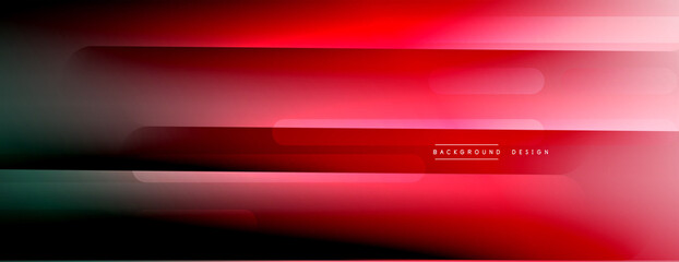 Fototapeta premium Dynamic lines abstract background. 3D shadow effects and fluid gradients. Modern overlapping forms