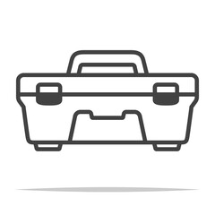 Toolbox icon vector isolated illustration