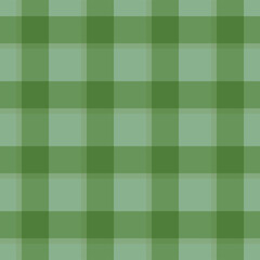 Fototapeta premium Plaid pattern seamless green tone. Abstract background.