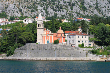Fototapeta na wymiar Bay of Kotor, Montenegro, beautiful landscape.