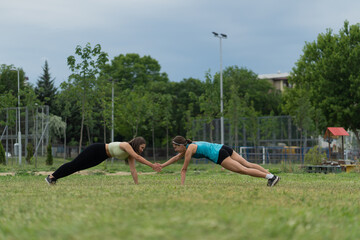 Working out together