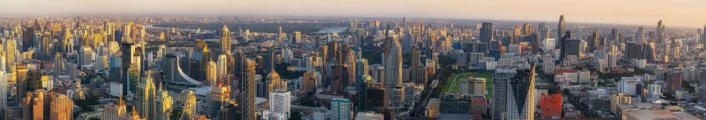 Fototapeta na wymiar Bangkok city panorama