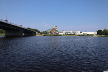 Obraz premium bridge on the river