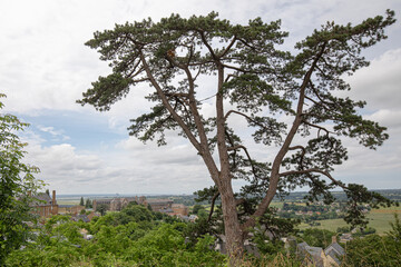 view from Thomas Becket square in Avranches, Normandy