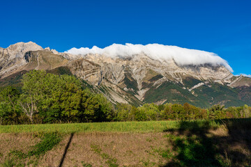 Landscape at Saint Baudille et Pipet, Trieves in Vercors, French Alps, France