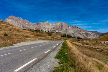 Mountain view in Ecrins national park, France, Europe