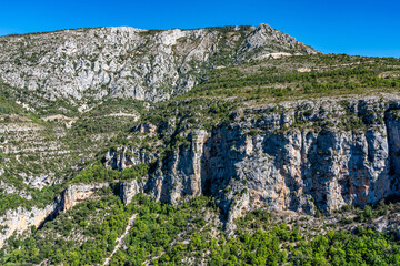 Verdon Gorge, Gorges du Verdon in French Alps, Provence, France