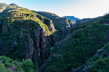 Gorges de Daluis or Chocolate canyon in Provence-Alpes, France.
