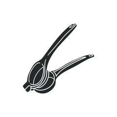 Ice Cream Scoop Icon Silhouette Illustration. Metal Tool Vector Graphic Pictogram Symbol Clip Art. Doodle Sketch Black Sign.