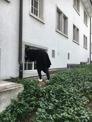 walking in the street