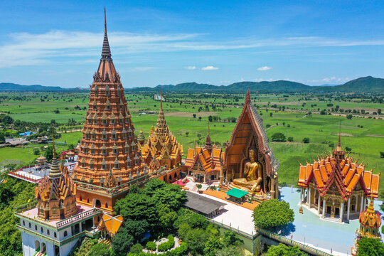 Wat Tham Khao Noi and Wat Tham Sua in Kanchanaburi, Thailand