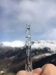 ice in hand