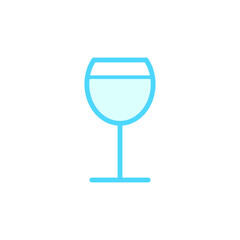 Illustration Vector Graphic of Wineglass icon