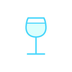 Illustration Vector Graphic of Wineglass icon