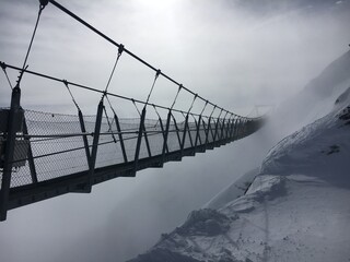 bridge in snow