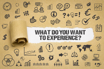 What do you want to experience?