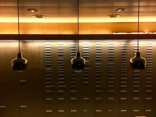 chandelier in the hotel