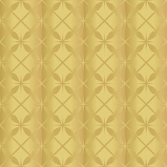 Gold paper for printing.  Seamless pattern. Gold background with decor. Imitation metal foil.