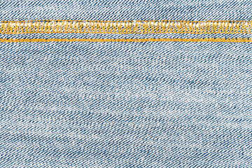 Back side of jeans fabric