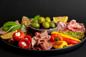 Traditional Italian Antipasto platter 