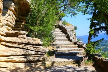 ancient stone stairs