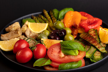 Vegan antipasto platter