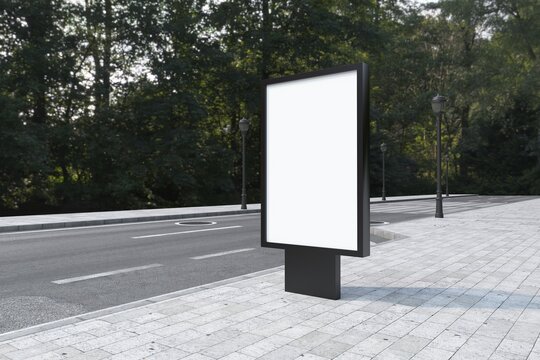Mufi Sign Board Mockup Sign Board Billboard Mockup Roadside Signage for Advertisement outdoor advertising