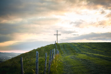 Fototapeta premium Gipfelkreuz