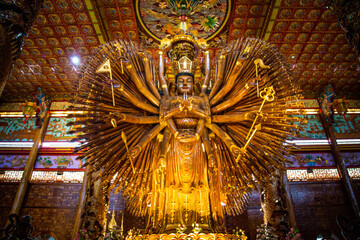 Wat Metta Thamrat or Wat Metta Tham Photiyan in Kanchanaburi, Thailand
